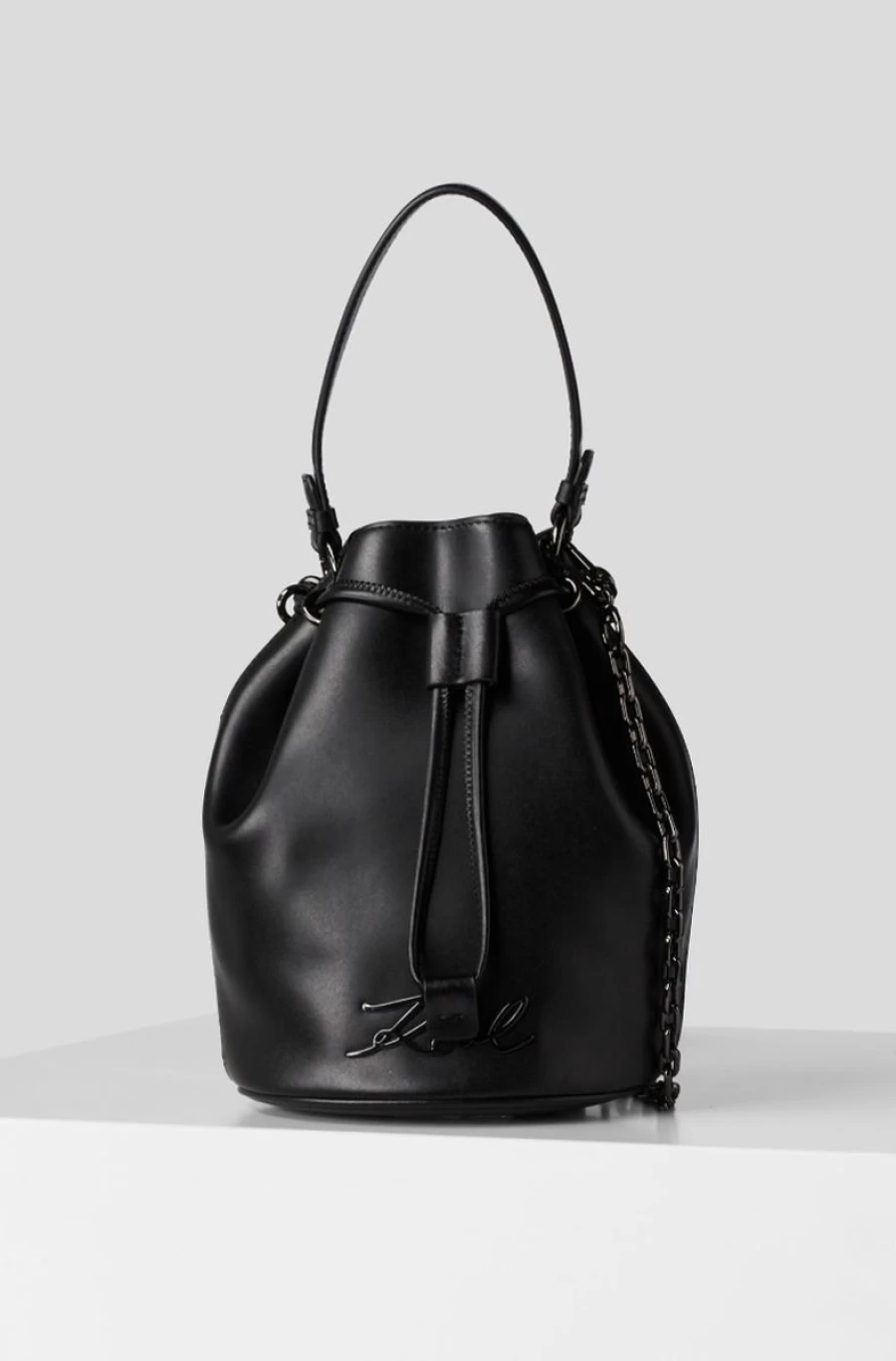 KARL LAGERFELD Women's Signature Bucket Bag - Stylish Designer Handbag for Women