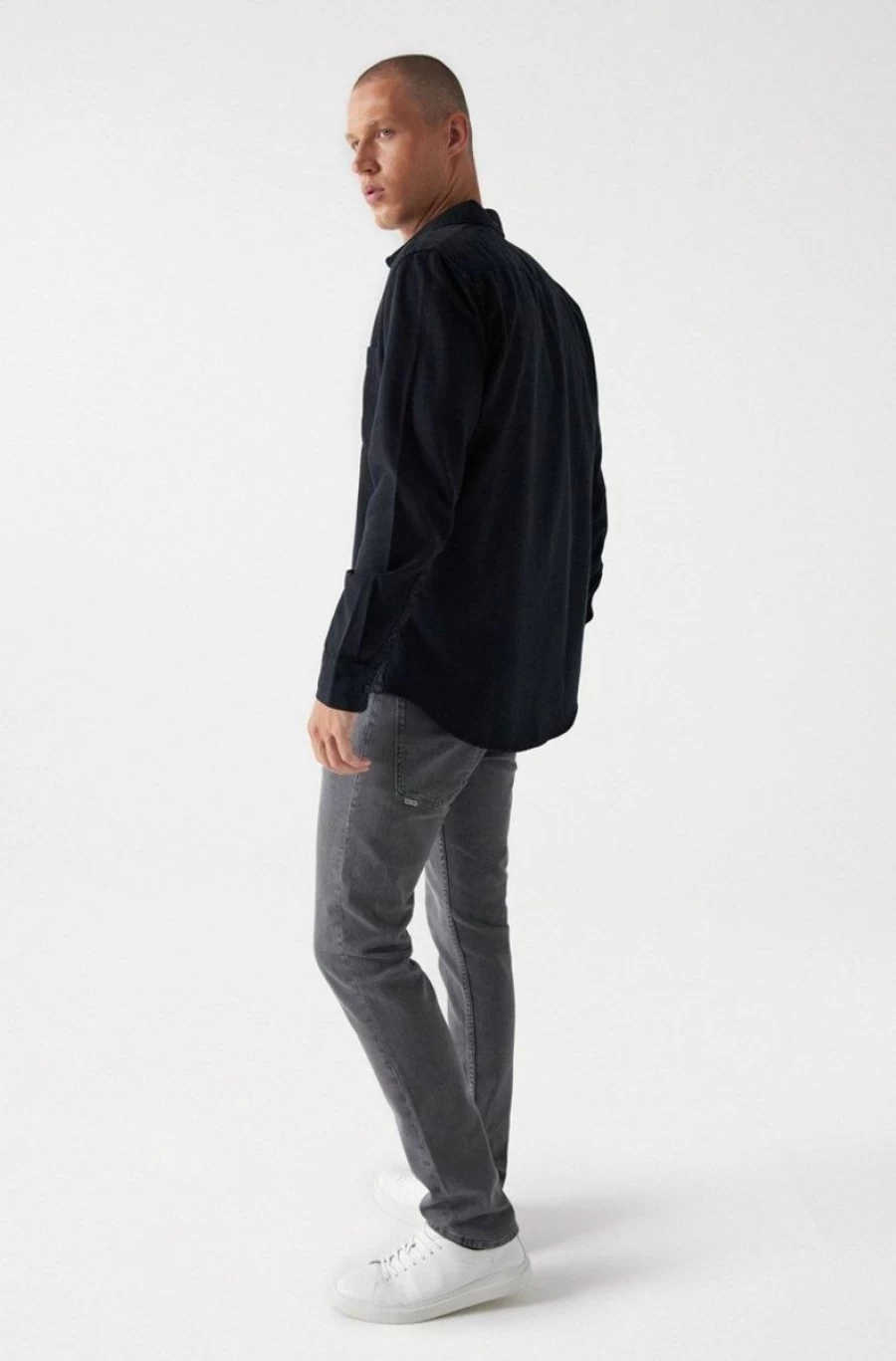 "SALSA JEANS Men's Textured Effect Shirt - Stylish Casual Top for Men"