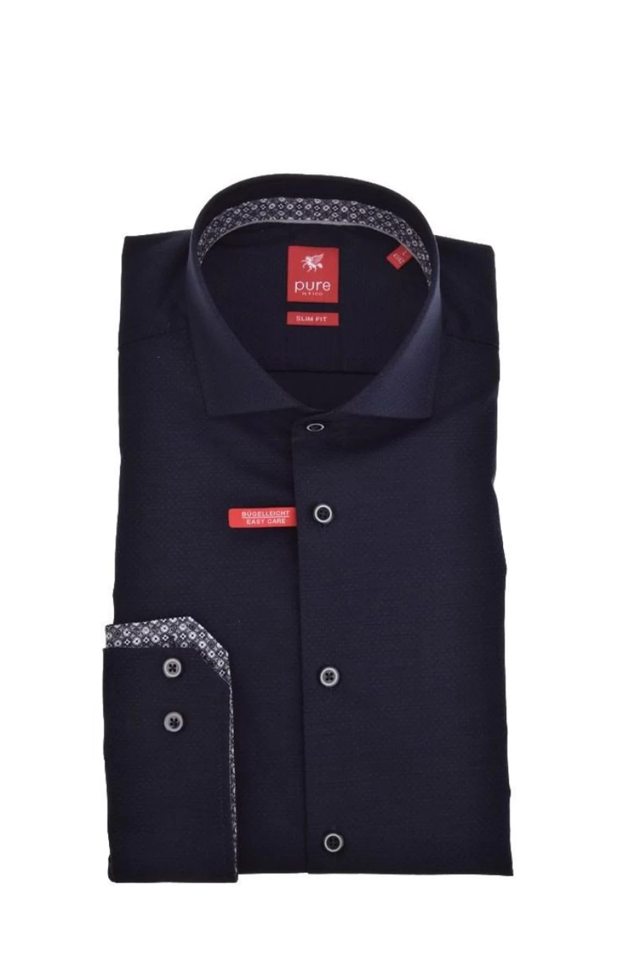 "PURE H.TICO Men's Slim Fit Long-Sleeve City Shirt for Stylish Urban Wear"