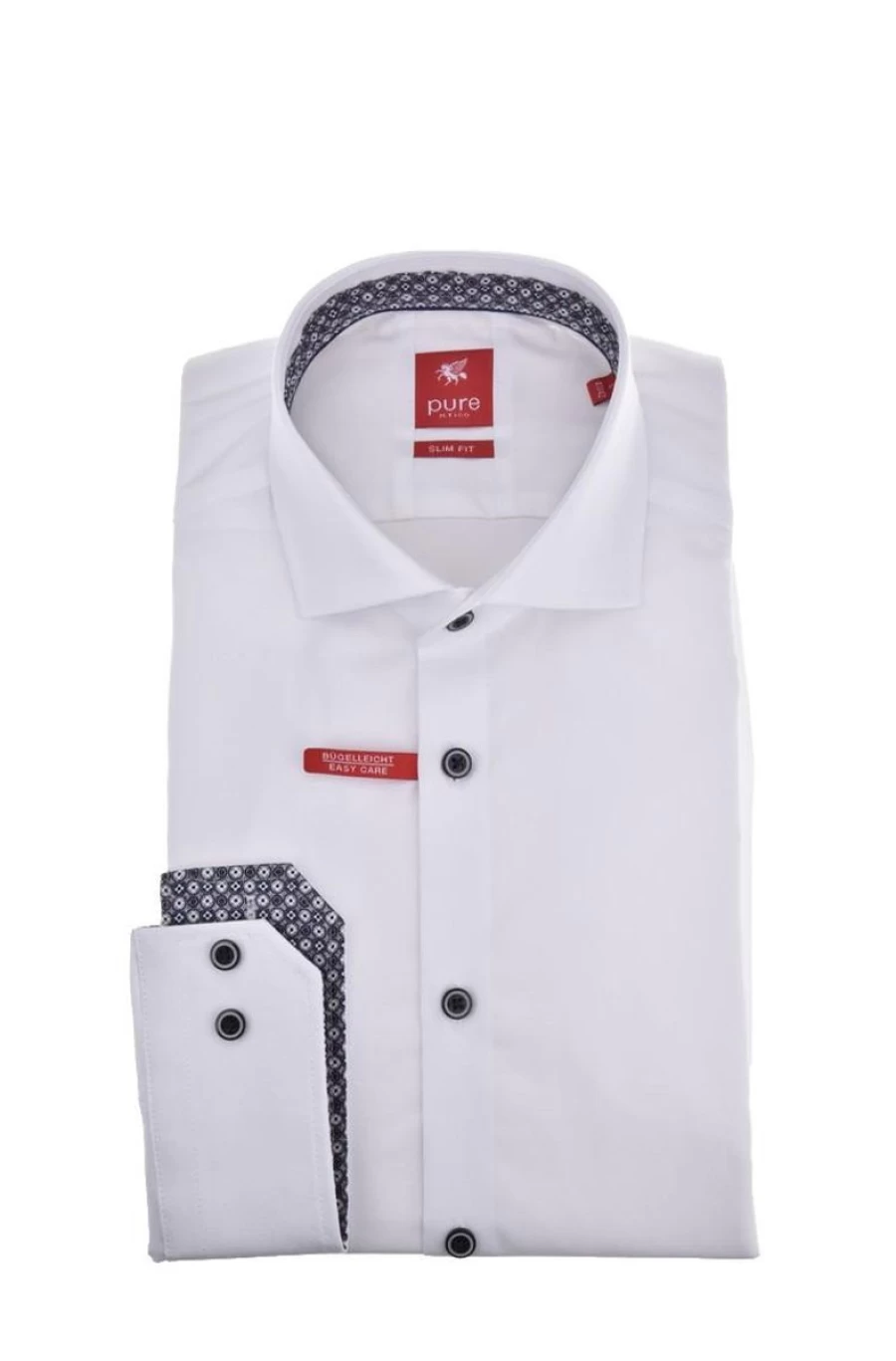 "PURE H.TICO Men's Slim Fit Long-Sleeve City Shirt for Stylish Urban Wear"