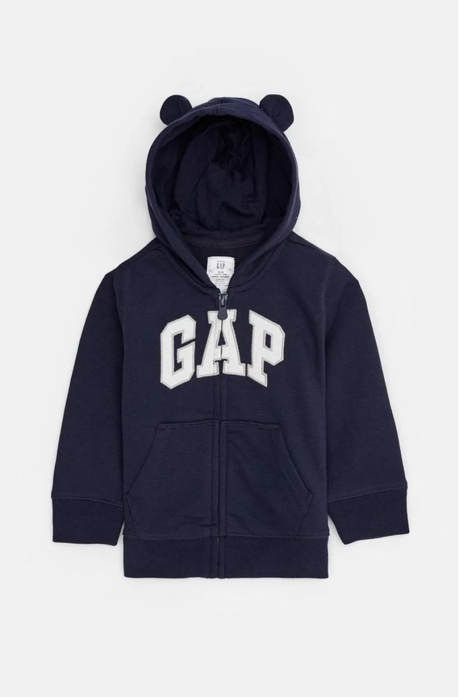 GAP Boys Toddler Light Heather Grey Logo Hoodie for Kids