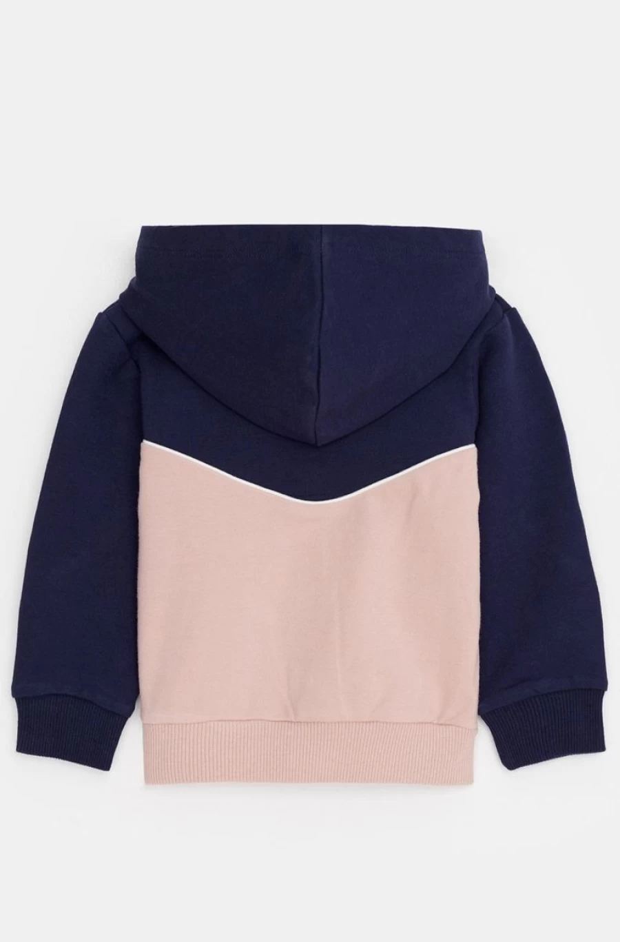 BENETTON Girls' Multi-Color Zip-Up Hoodie for Stylish Comfort