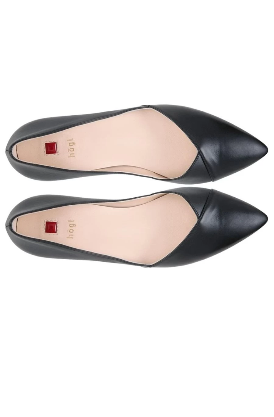 HÖGL Women's Black Boulevard 10 Ballerinas – Elegant Ballet Flats
