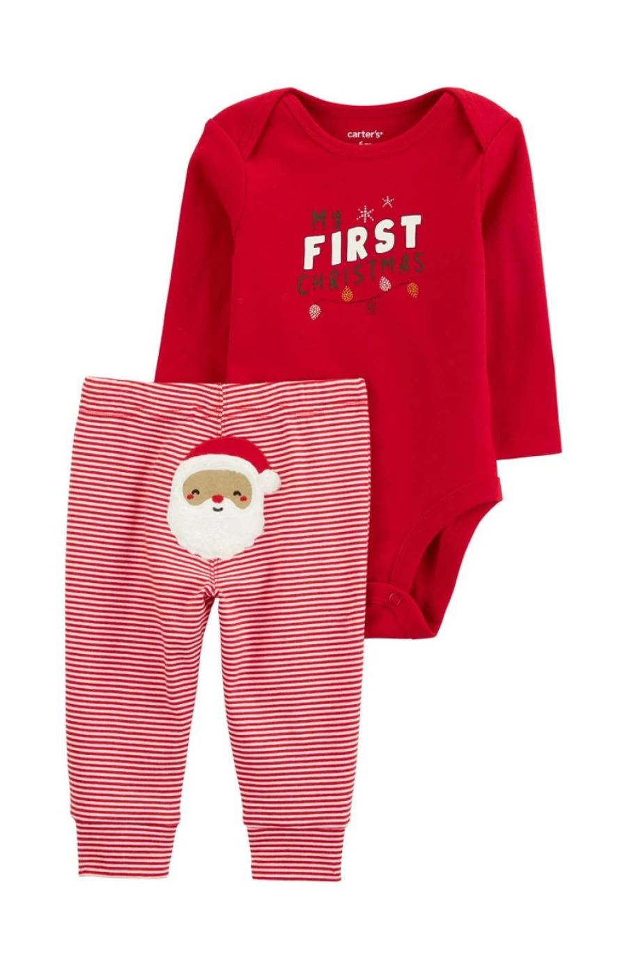 CARTER'S Boys 2-Piece My First Christmas Outfit Set for Baby