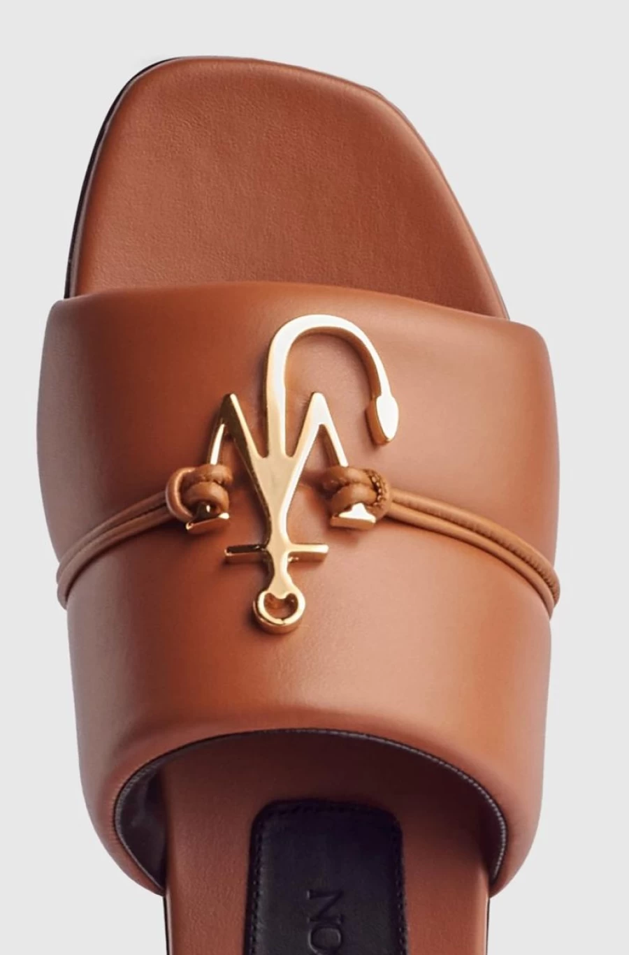 JW ANDERSON Women's Pecan Logo Slide Sandals - Jw Anchor Design
