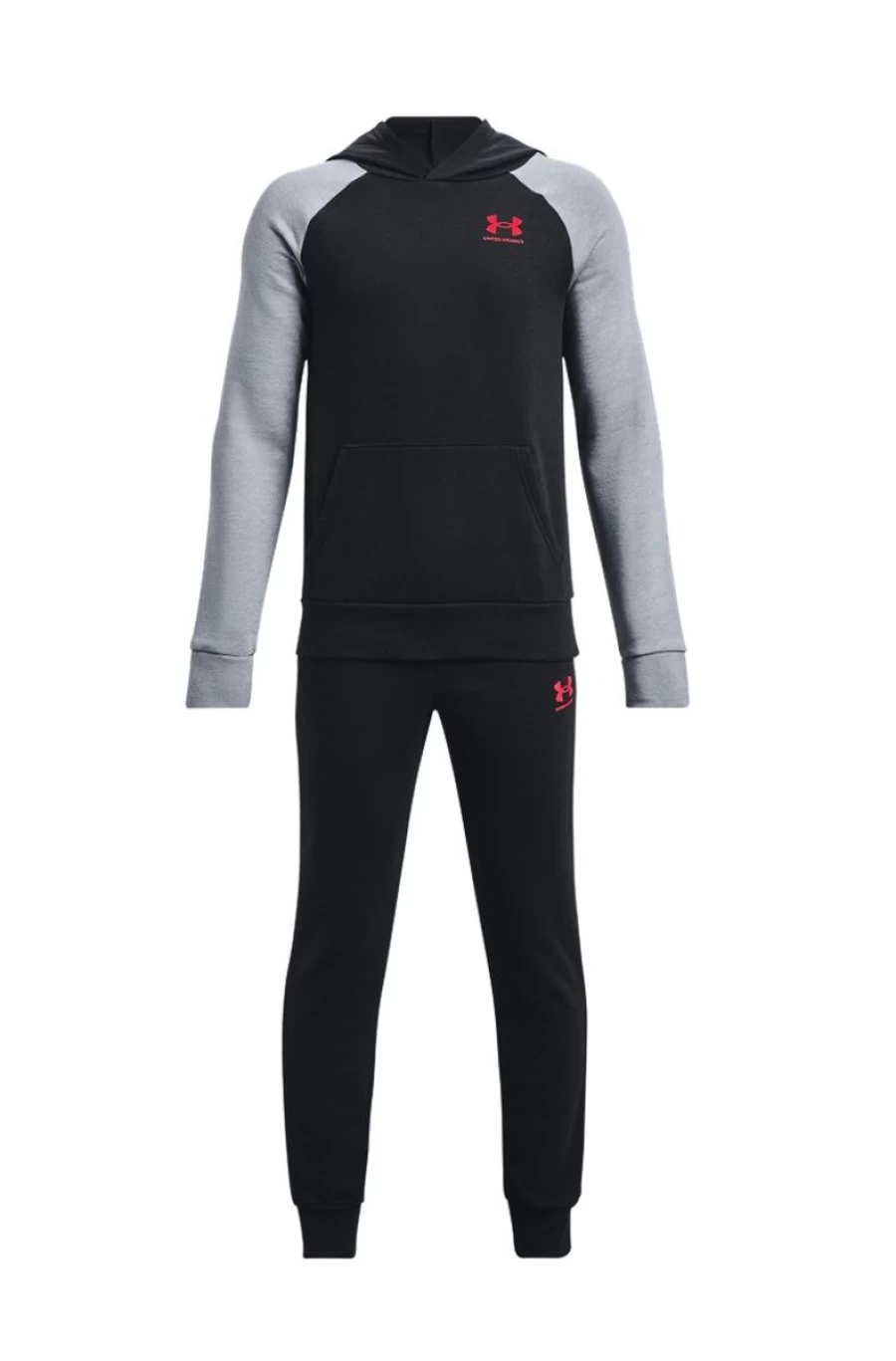 UNDER ARMOUR Boys' Rival Fleece Suit - Multi/Black/Gray Athletic Wear