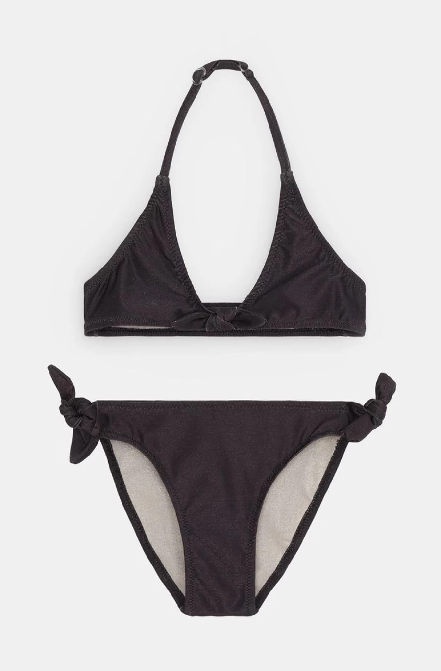 Benetton Girls' Lurex Bikini - Shiny Swimwear for Kids