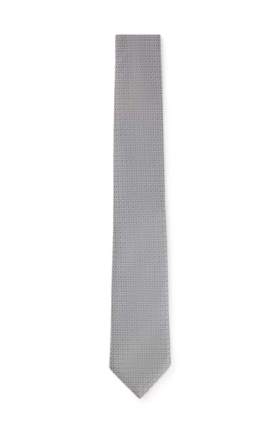 HUGO BOSS Men's Pure Silk Patterned Tie for Formal & Business Attire