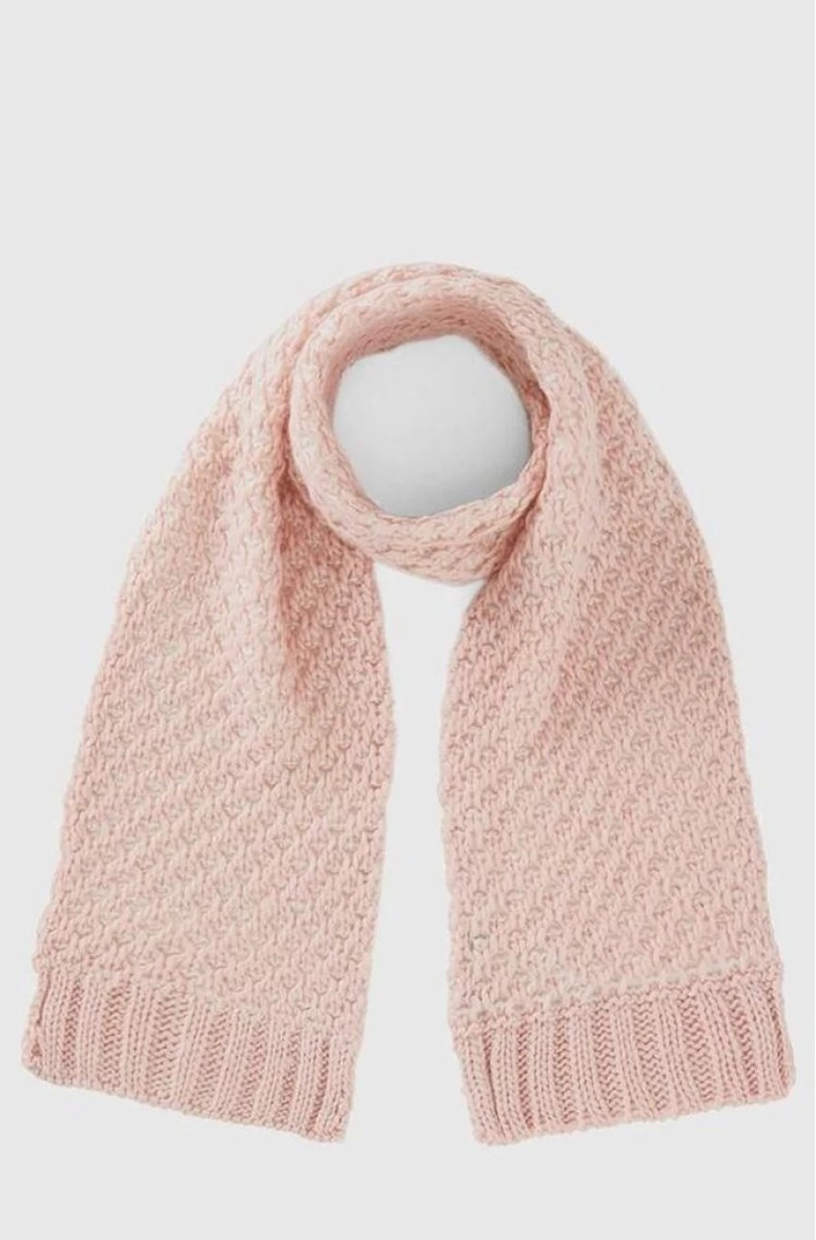 BENETTON Girls' Soft Wool-Blend Scarf for Warmth and Style