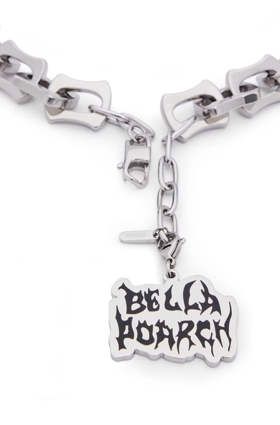HUGO BOSS Women's Stainless Steel Choker Necklace - Hugo X Bella Poarch Collaboration