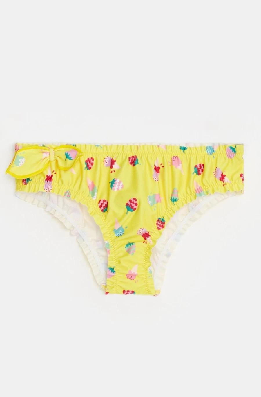 "BENETTON Girls' Patterned Bikini Bottom - Stylish Swimwear for Kids"