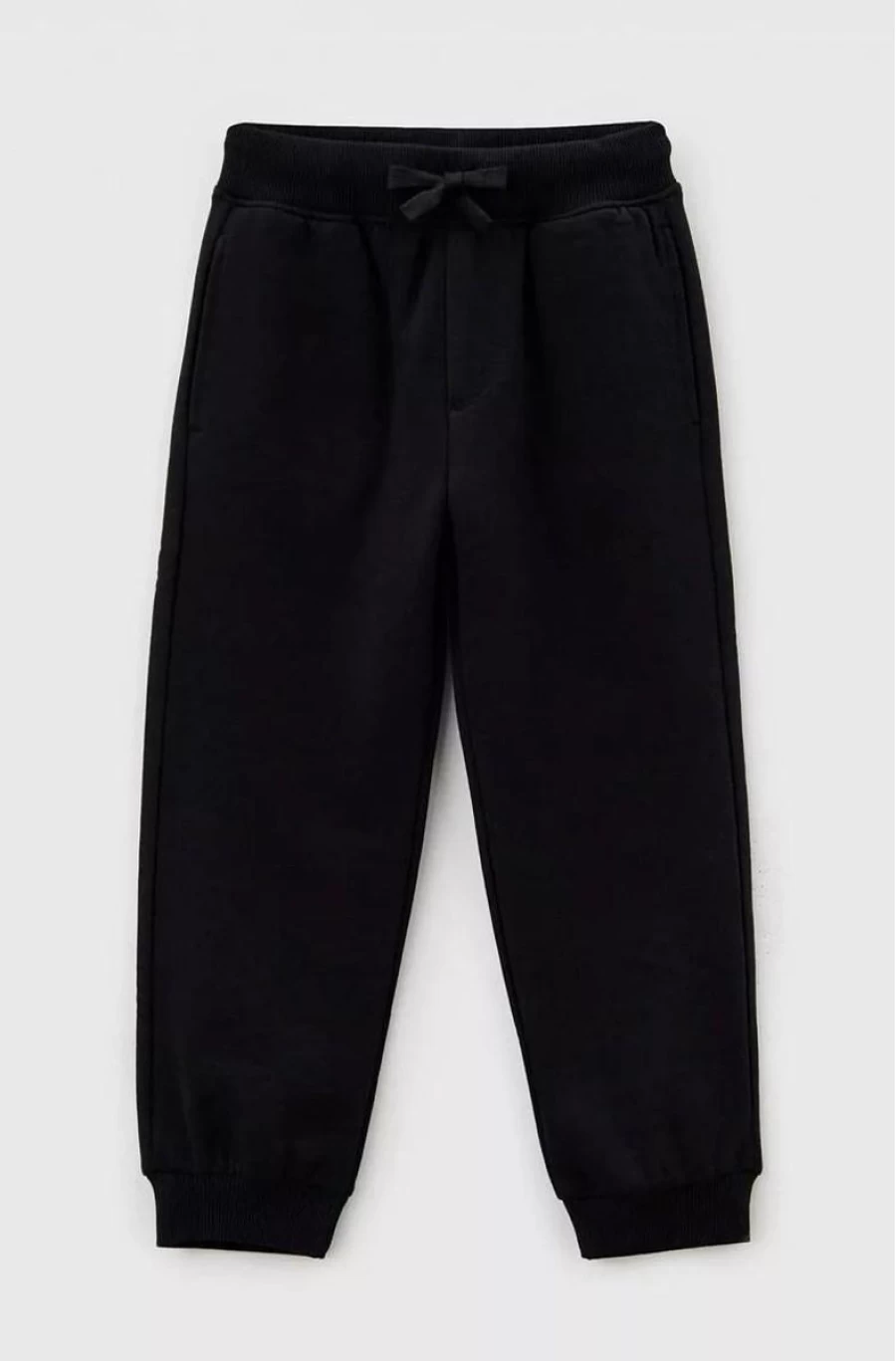 Benetton Boys' Fleece-Lined Logo Sweatpants for Winter Comfort & Style