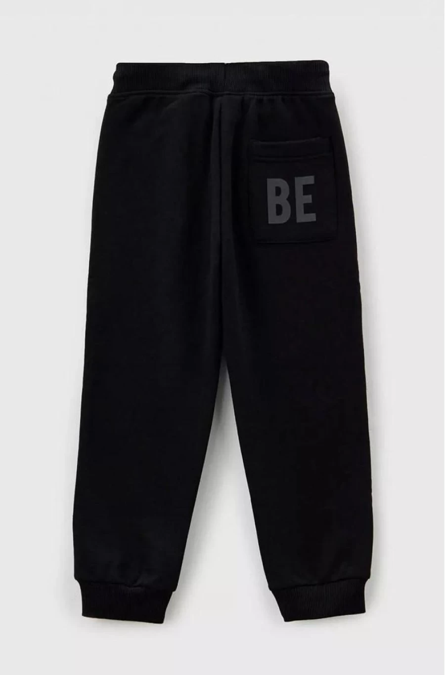 Benetton Boys' Fleece-Lined Logo Sweatpants for Winter Comfort & Style