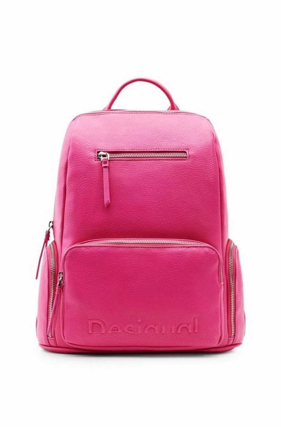 DESIGUAL Women's Midsize Half-Logo Backpack - Stylish Casual Daypack for Everyday Use