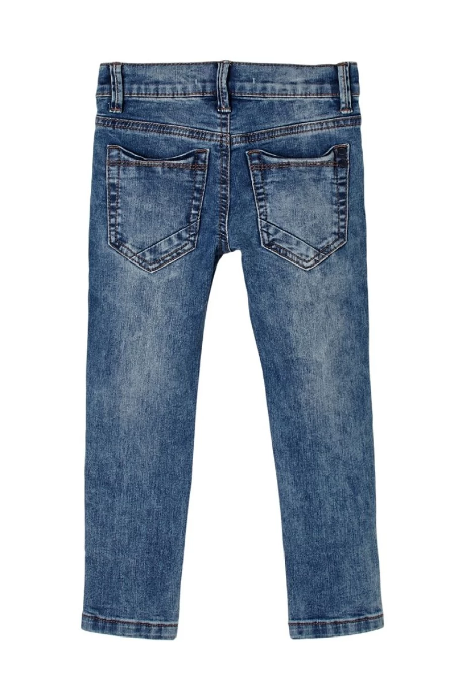 S.OLIVER Boys' Slim Fit Blue Washed Denim Jeans for Comfort and Style