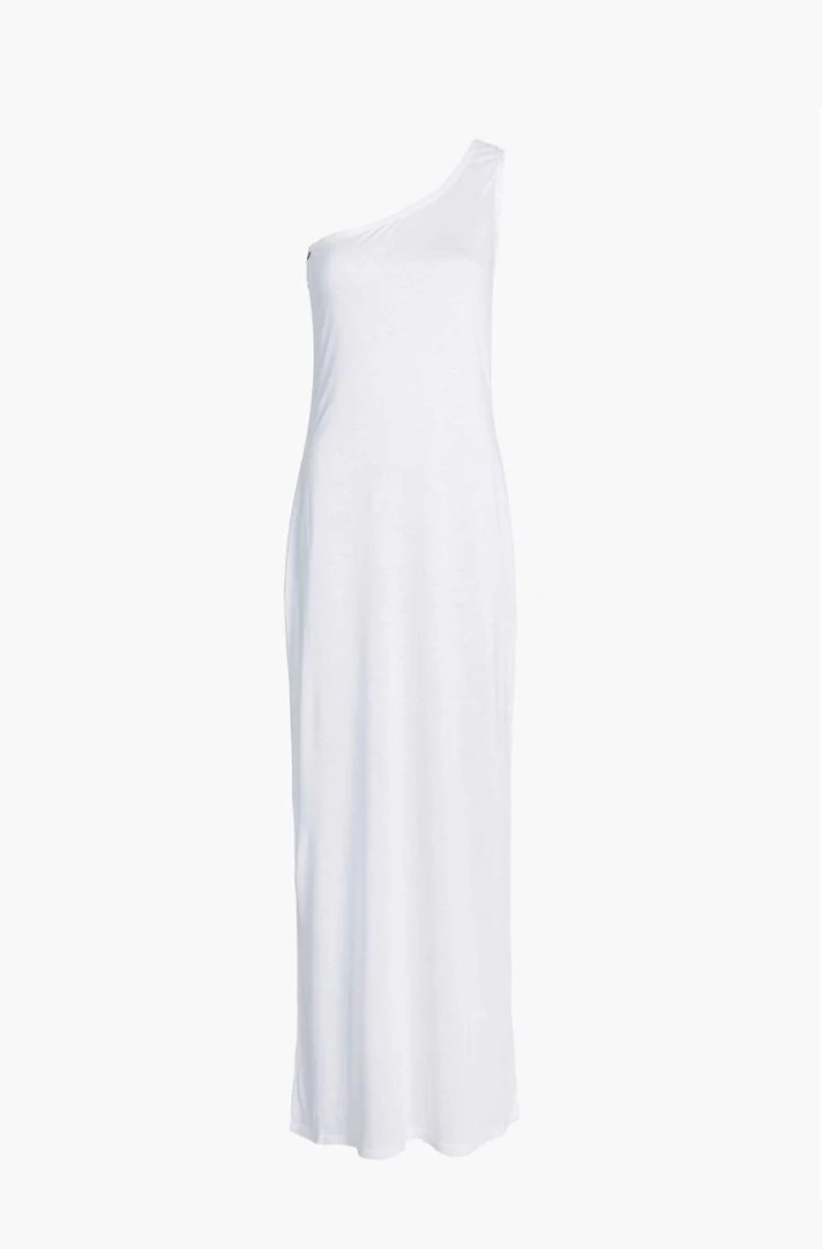 CALVIN KLEIN Women's One Shoulder Long Beach Dress - Elegant Summer Maxi Dress for Vacation