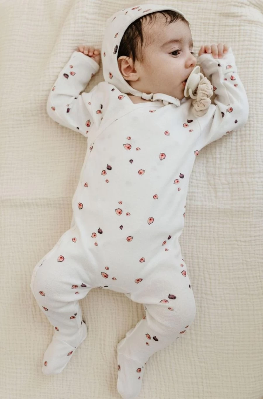 LUNILOU Organic Cotton Newborn Baby Boy Pyjamas - Soft & Comfortable Sleepwear