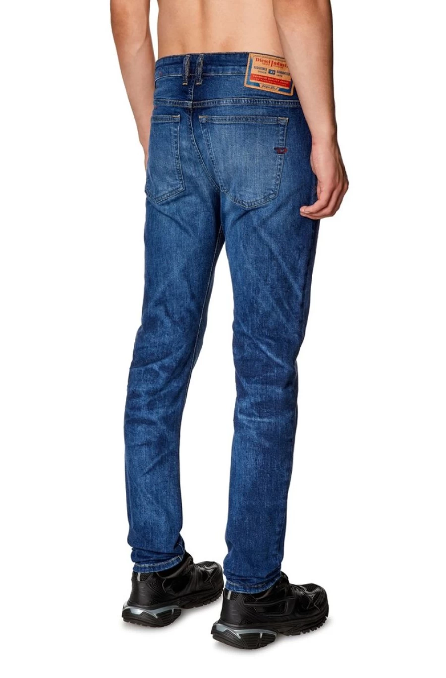 DIESEL Men's Dark Blue Skinny Jeans - 1979 Sleenker 0Pfau Slim Fit Denim Pants
