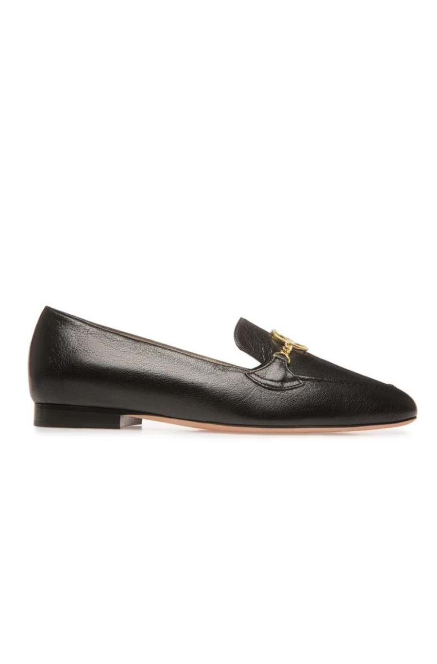 BALLY Women's Genuine Leather Loafers - Classic Comfortable Slip-On Shoes
