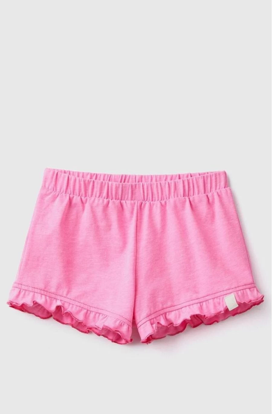 "BENETTON Girls' Ruffled Shorts - Stylish & Comfortable Summer Outfit"