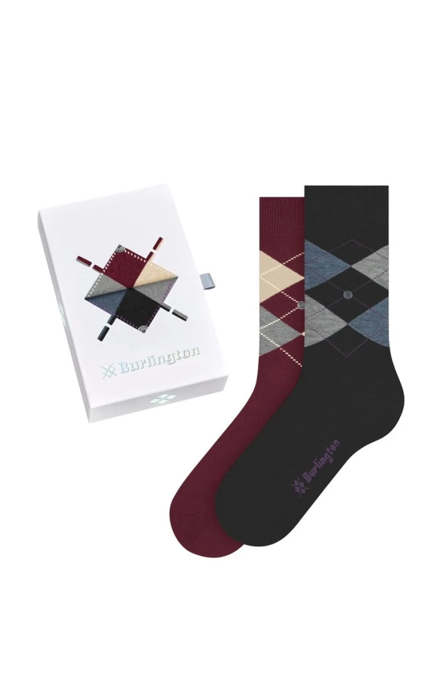 BURLINGTON Women's Basic 2-Pack Socks Gift Box - Comfortable & Stylish
