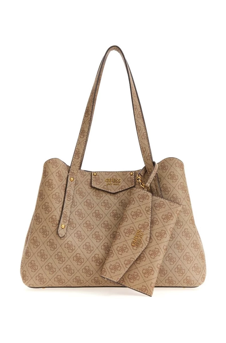 GUESS Women's Brenton Eco 4G Shoulder Bag - Stylish Crossbody Purse for Women