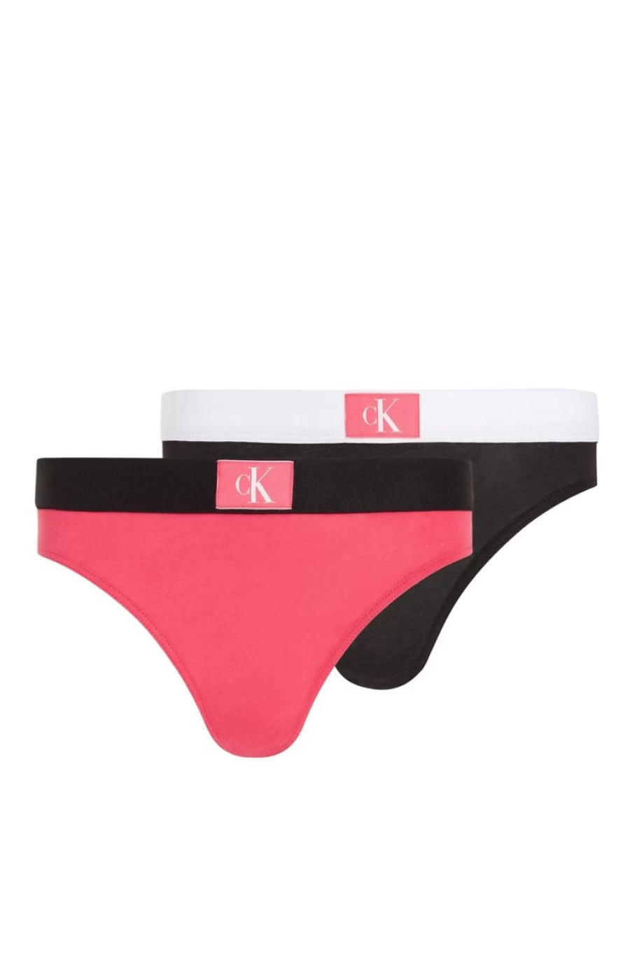 2 Pack CALVIN KLEIN Monogram Bikini Briefs for Girls - Multi Color Underwear Set