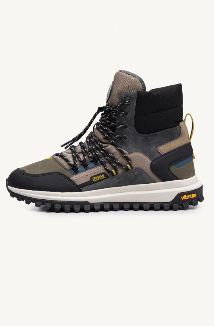 COLMAR Men's Peaker Trek High-Top Sneakers for Outdoor Hiking and Casual Wear