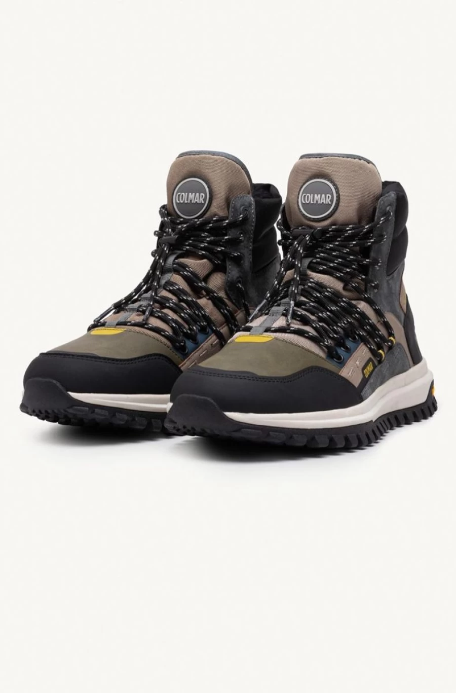 COLMAR Men's Peaker Trek High-Top Sneakers for Outdoor Hiking and Casual Wear