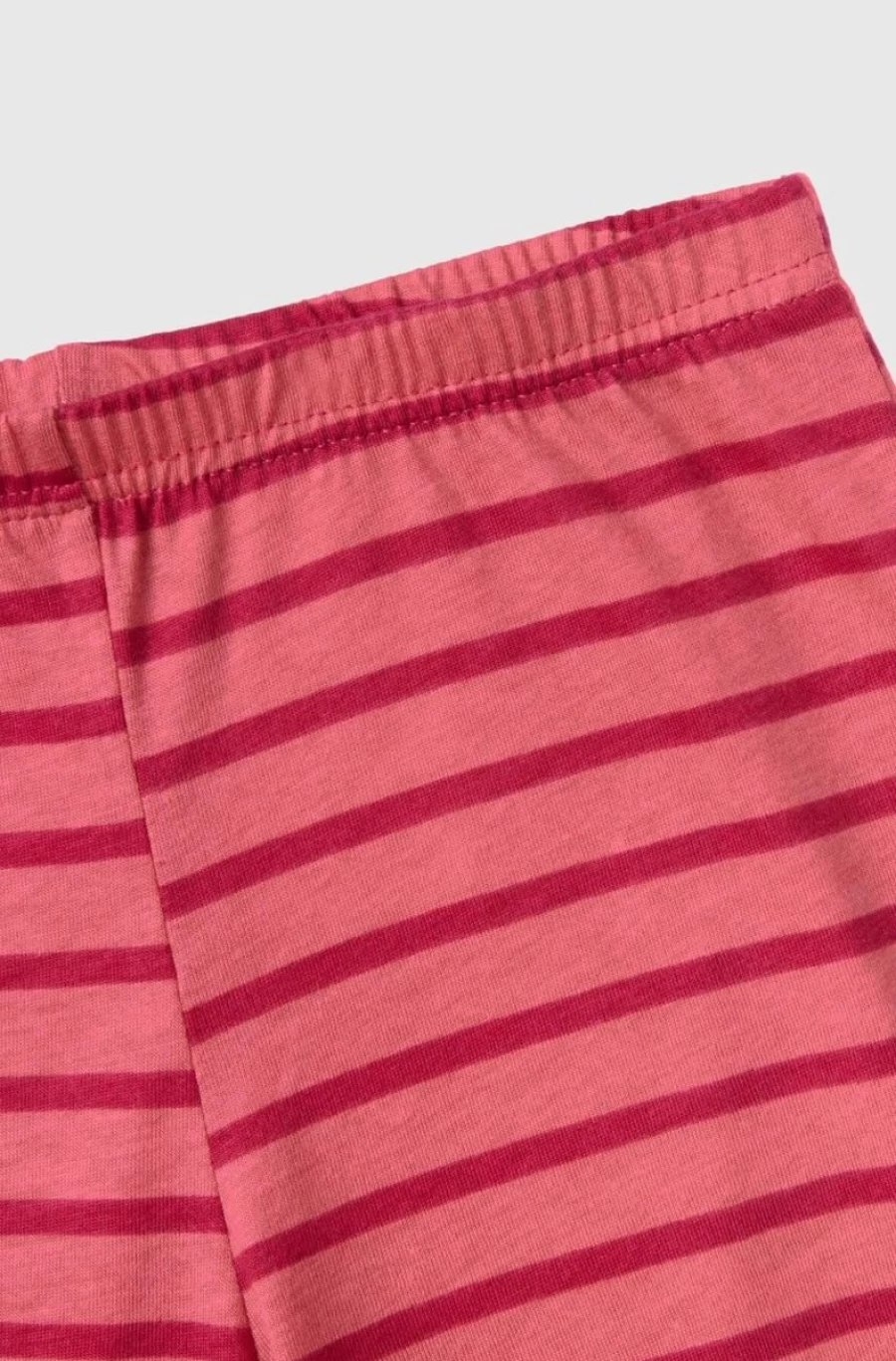 Benetton Boys Pink Striped Cotton Blend Long Pyjamas