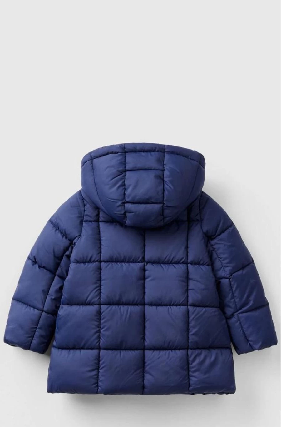 Benetton Girls' Padded Jacket - Warm Detachable Hood Winter Coat