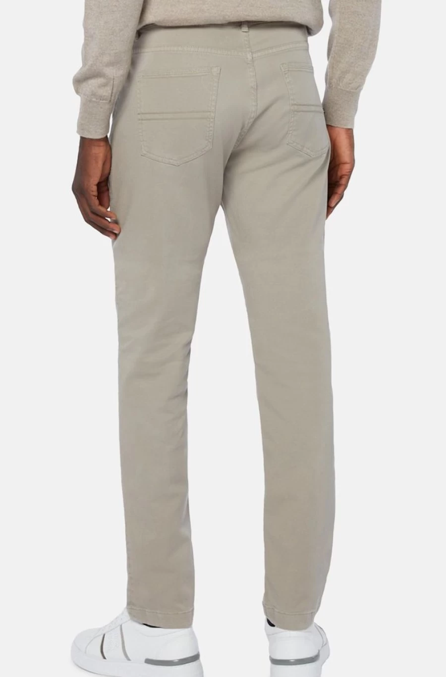 BOGGI MILANO Men's Stretch Cotton-Tencel Blend Slim Fit Jeans for Comfort and Style