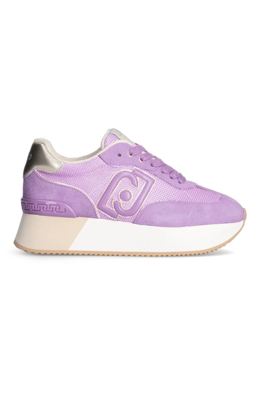 LIU JO Women's Suede & Mesh Platform Sneakers - Stylish Comfort for Everyday Wear