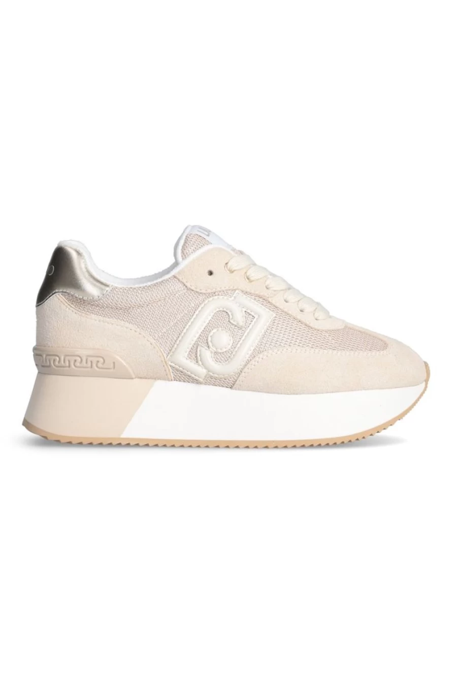 LIU JO Women's Suede & Mesh Platform Sneakers - Stylish Comfort for Everyday Wear