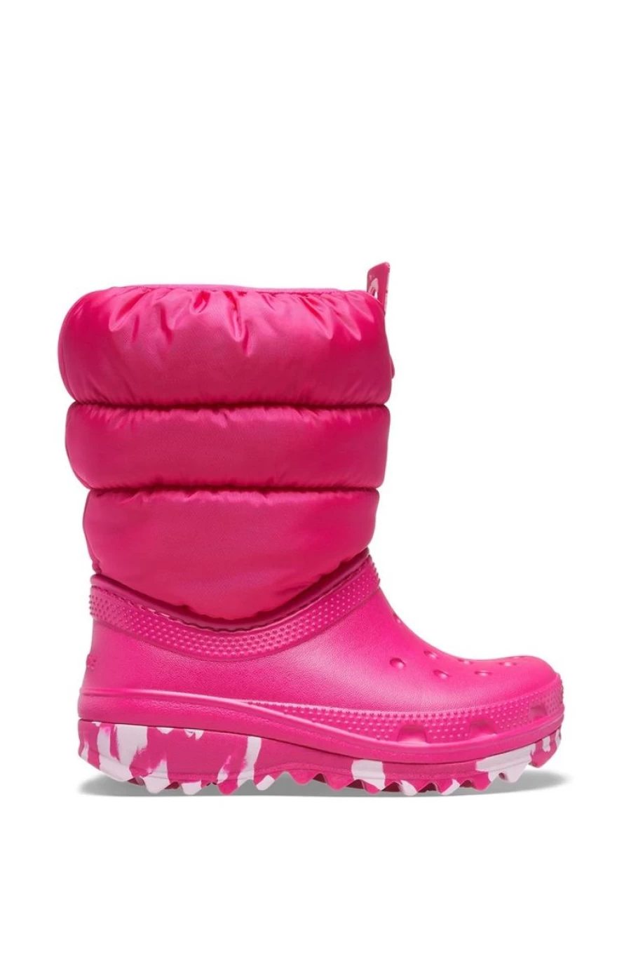 CROCS Girls' Classic Neo Puff Boots - Kids' Winter Waterproof Snow Boots