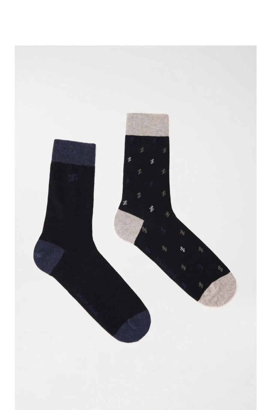 "SALSA JEANS Men's Blue Two-Pack Of Socks – Comfortable & Durable"