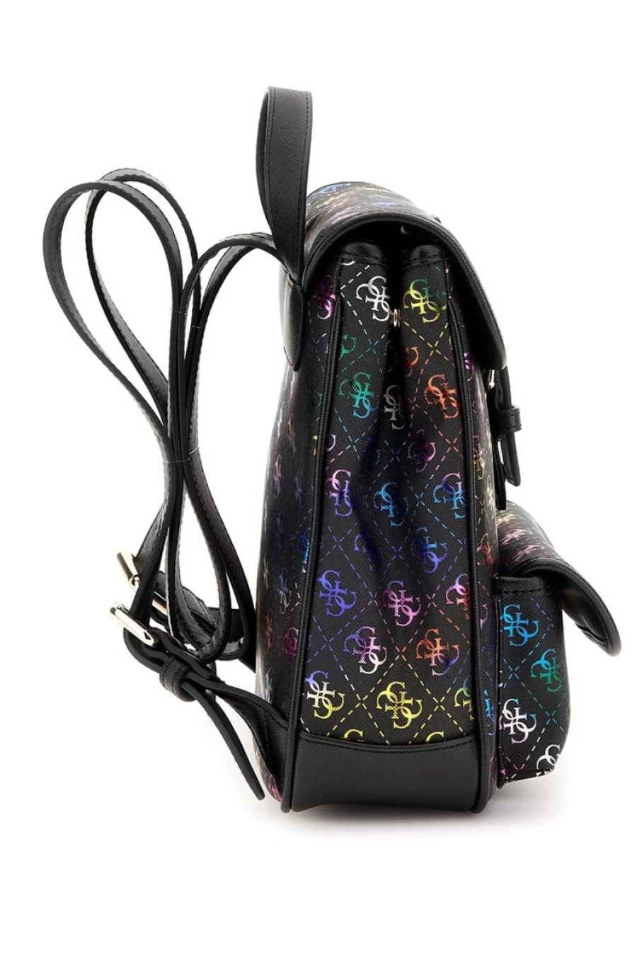 GUESS Girls' Custom Logo Backpack - Stylish & Personalized School Bag for Teens