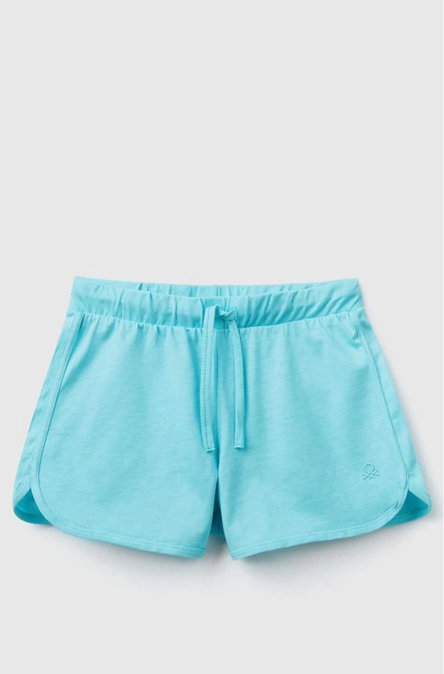 "BENETTON Girls' Organic Cotton Shorts – Comfortable & Eco-Friendly"