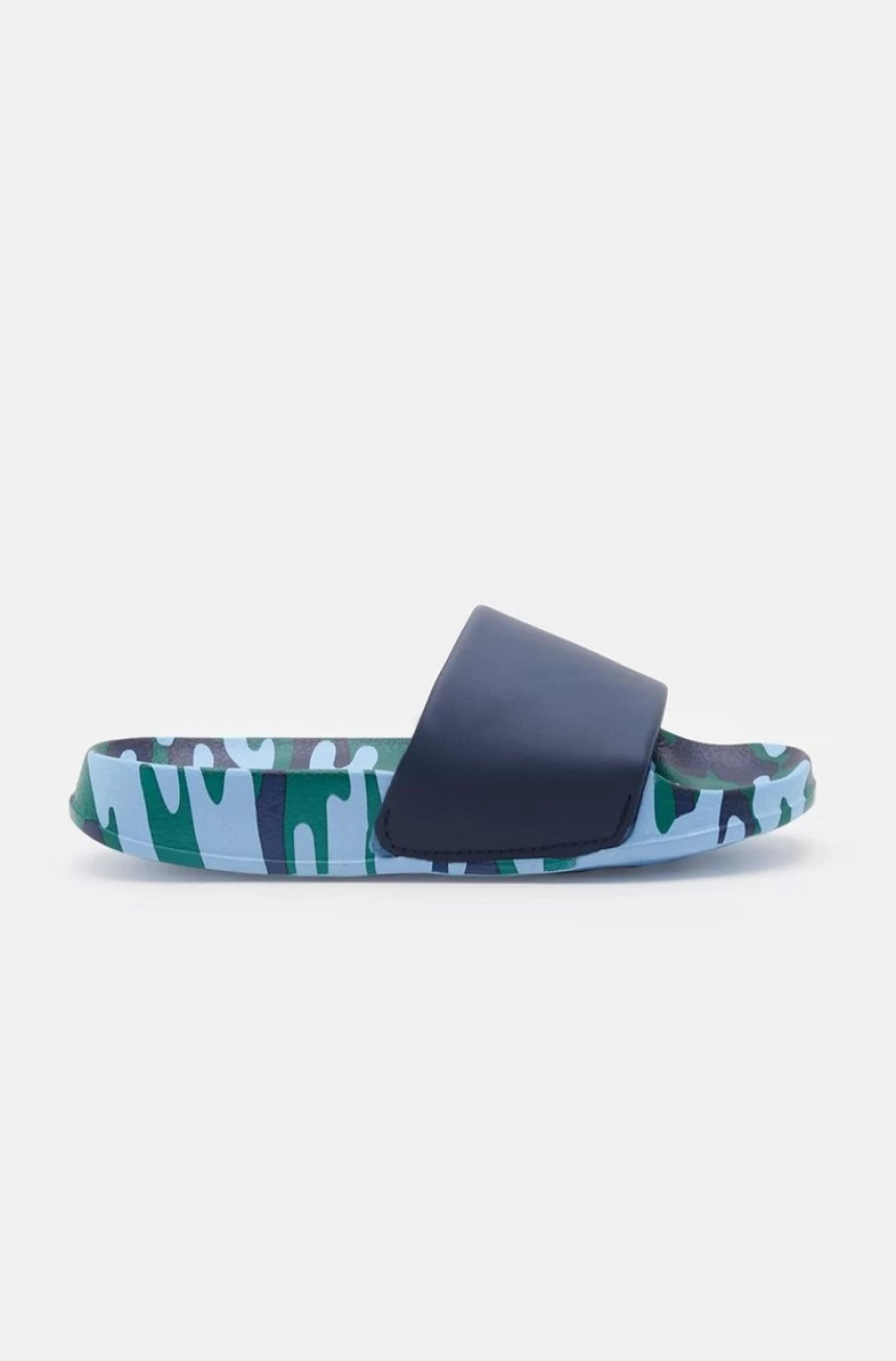 "BENETTON Boys' Patterned Slides – Stylish & Comfortable Kids' Sandals"