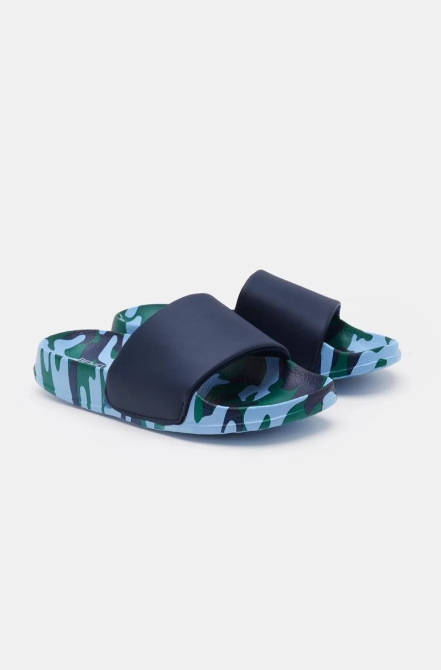 "BENETTON Boys' Patterned Slides – Stylish & Comfortable Kids' Sandals"