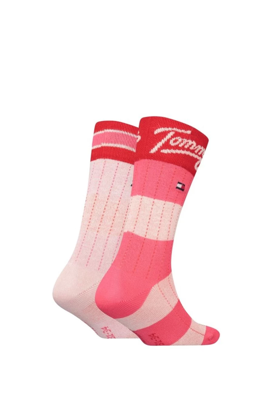 TOMMY HILFIGER Girls' Multi-Color Striped Socks 2-Pack