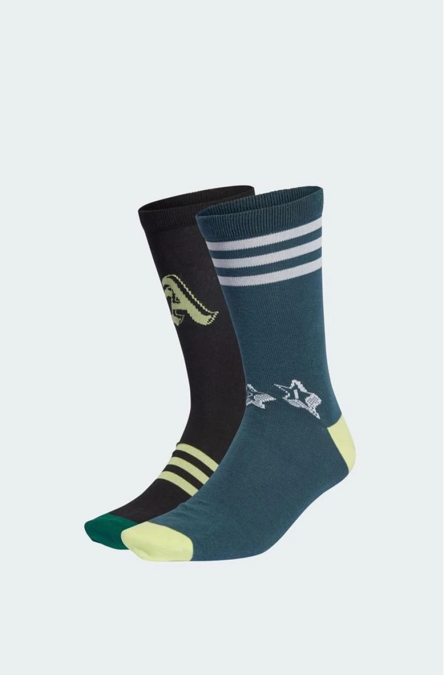 ADIDAS Boys' Love Crew Socks 3-Pack - Multi-Color Athletic Socks for Kids