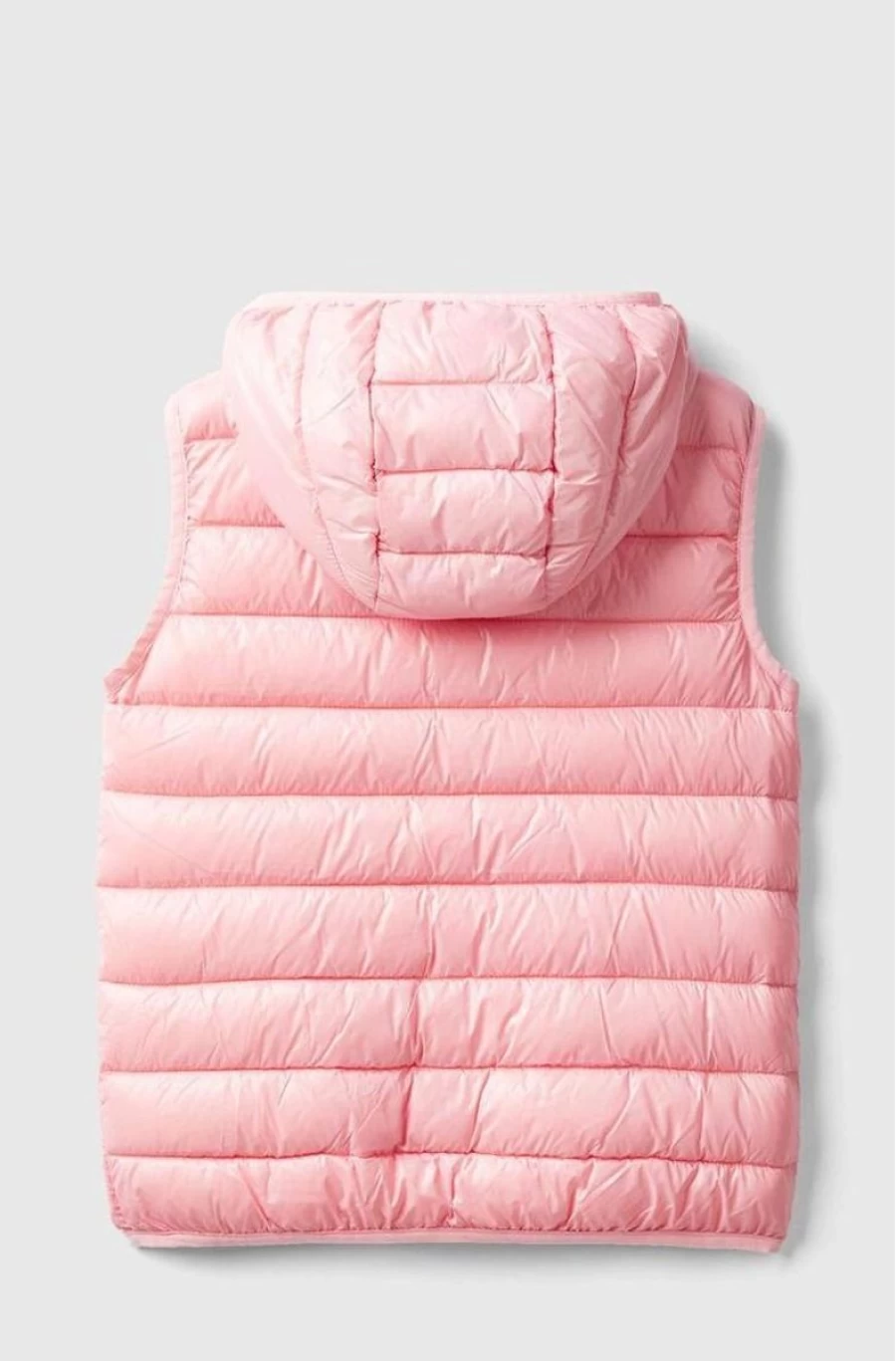 "BENETTON Girls' Hooded Padded Gilet - Warm Quilted Vest for Kids"