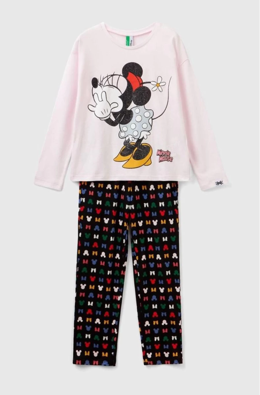 Benetton Boys Mickey Mouse Multi-Color Cotton Blend Pyjamas