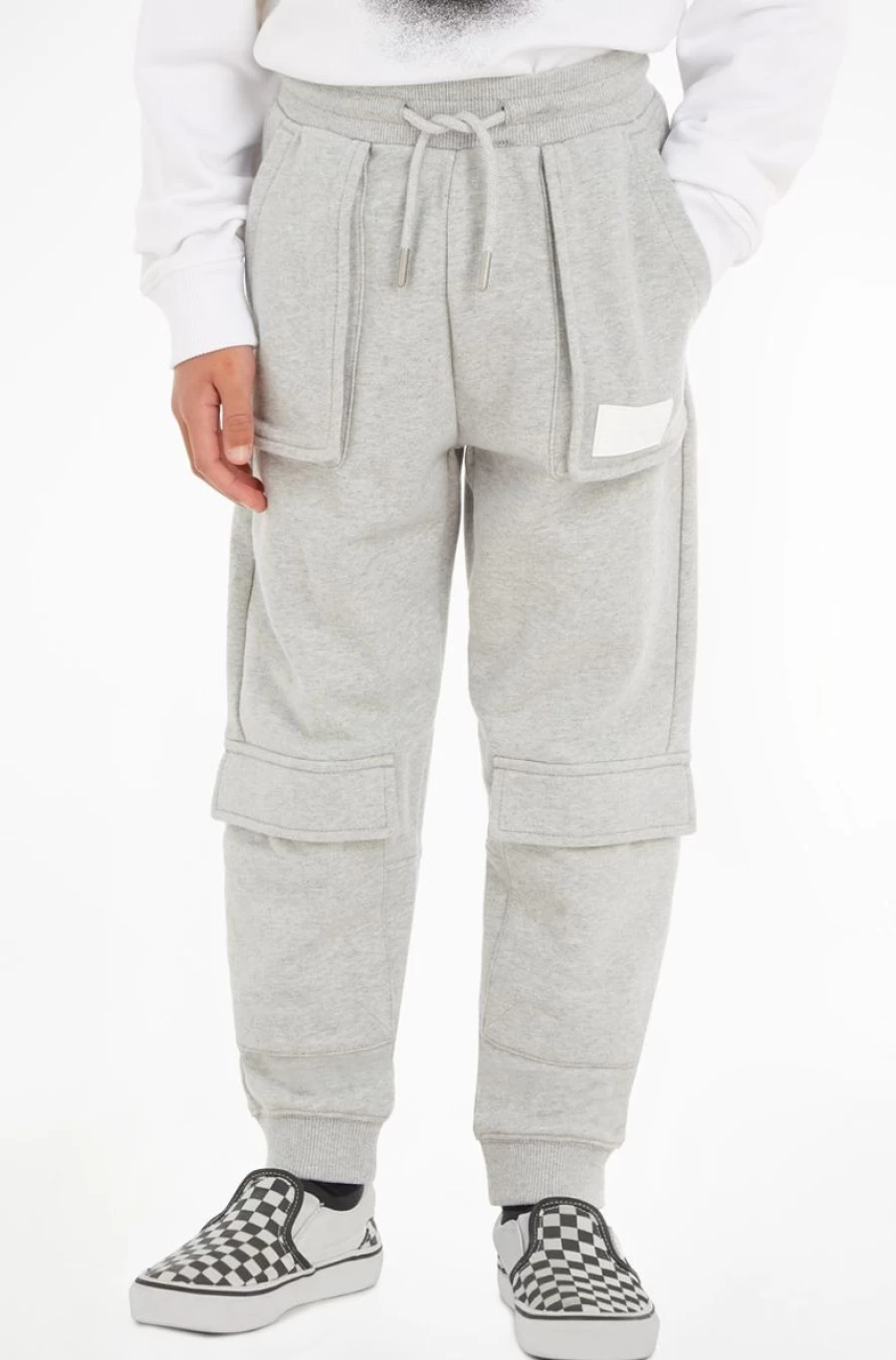 CALVIN KLEIN Boys' Cargo Joggers - Comfortable Unisex Athletic Pants for Active Kids