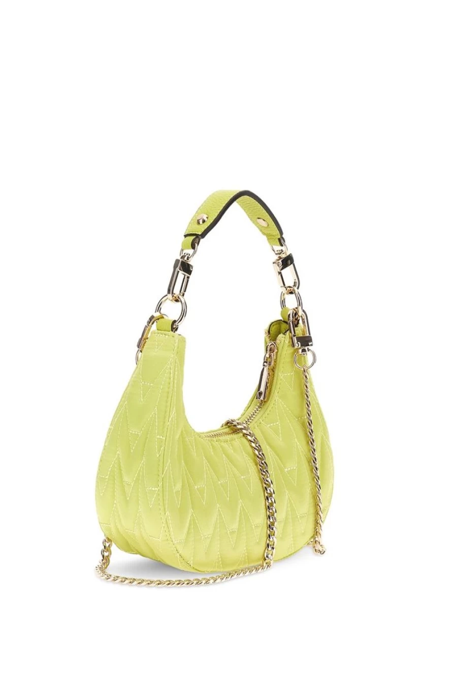 GUESS Women's Golden Rock Quilted Mini Hobo Bag - Stylish Crossbody Purse for Women
