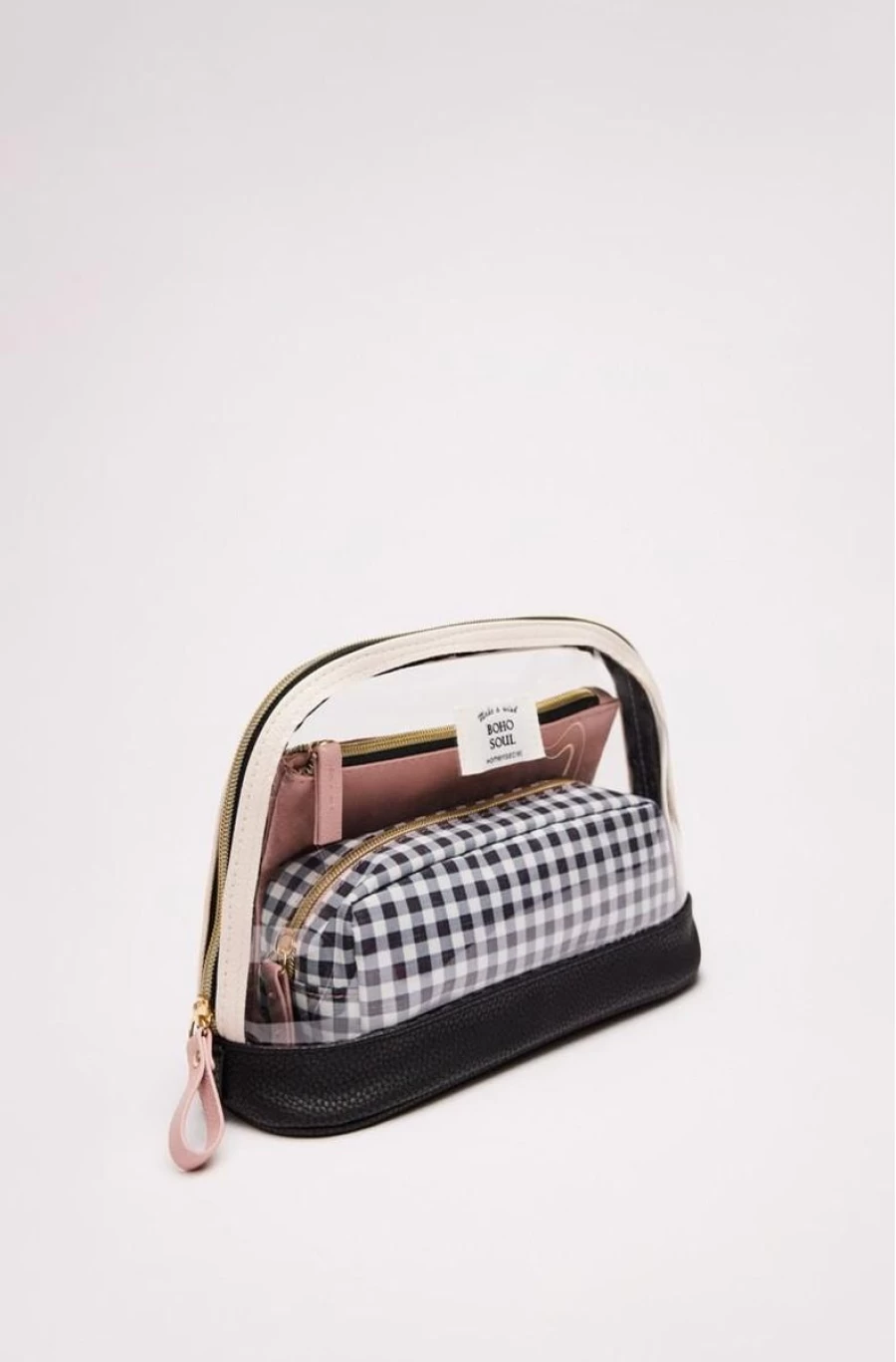 "WOMEN'SECRET Boho Soul Vanity Cases - Pack of 3 Stylish Makeup Bags for Women"