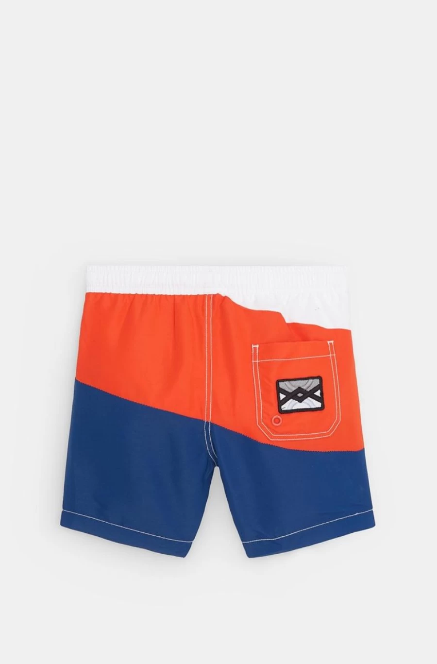 Benetton Boys' Colour-Block Swim Trunks for Kids - Stylish Beach Shorts
