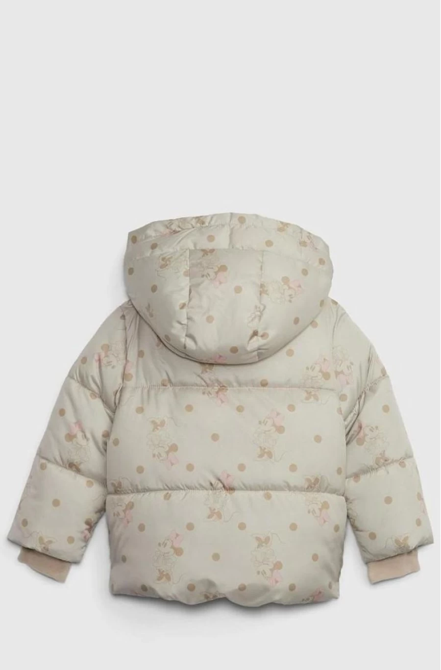 GAP Girls' Disney Minnie Mouse 100% Recycled Puffer Jacket | Baby & Toddler Winter Coat