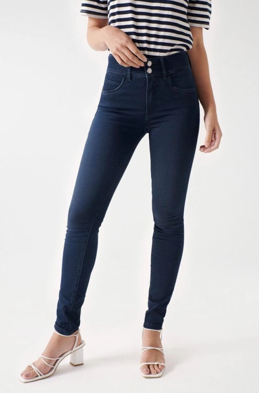 "SALSA JEANS Women's Secret Push-In Soft Touch Denim - Comfort Stretch Jeans"